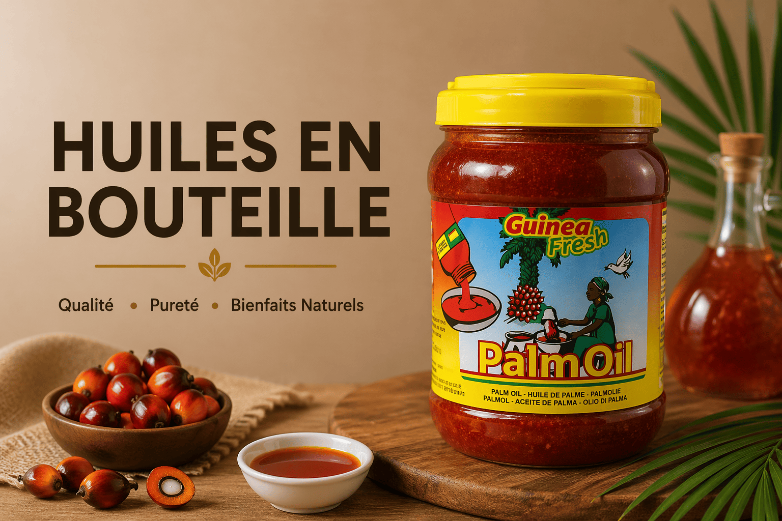 Huiles en Bouteille